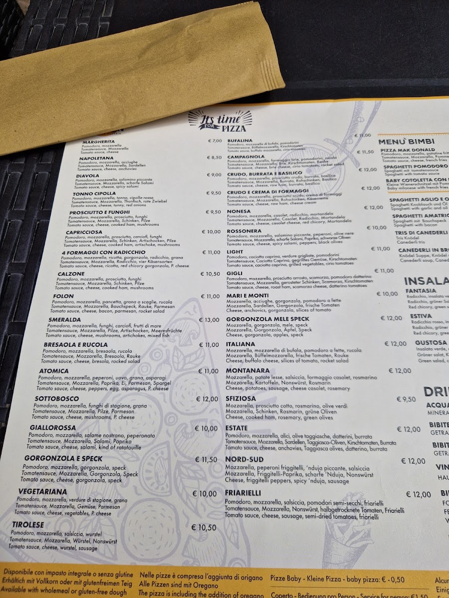 Menu Ristorante Pizzeria Folon-2